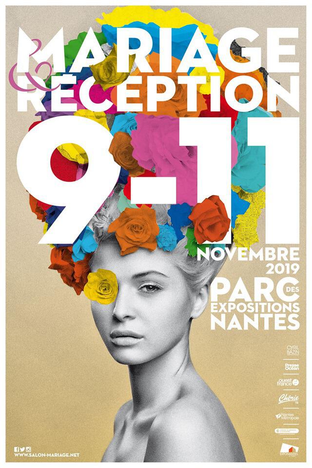 Affiche Salon du Mariage 2019 à Nantes